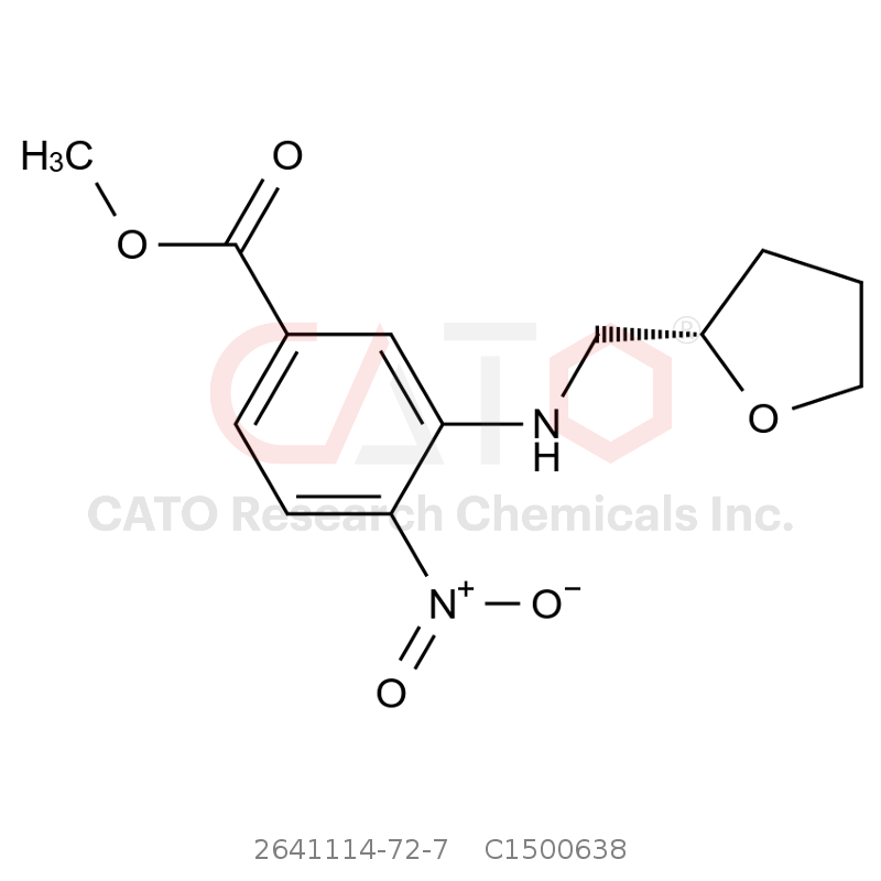 CAS No.:2641114-72-7,S）-4-硝基-3-（（四氢呋喃-2-基）甲基）氨基）苯甲酸甲酯