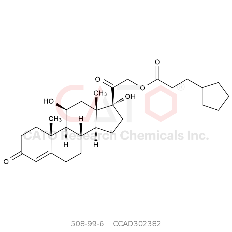 CAS No.:508-99-6,氢化可的松环戊丙酸酯