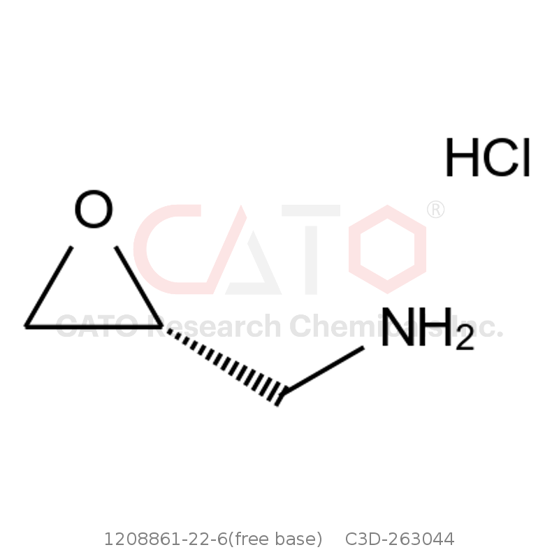 CAS No.:1208861-22-6(free base),(R)-oxiran-2-ylmethanamine HCl