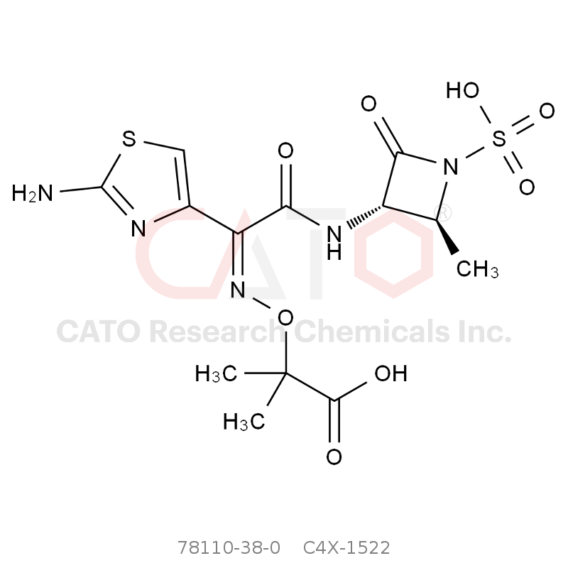 CAS No.:78110-38-0,Aztreonam (Anhydrous)