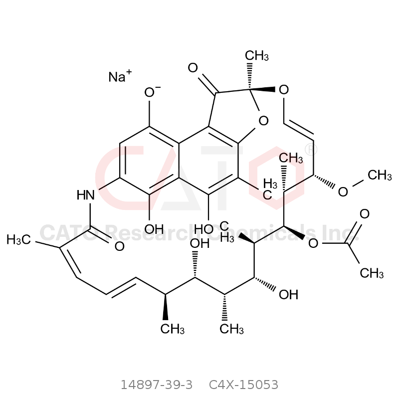 CAS No.:14897-39-3,利福昔明EP杂质C 钠盐
