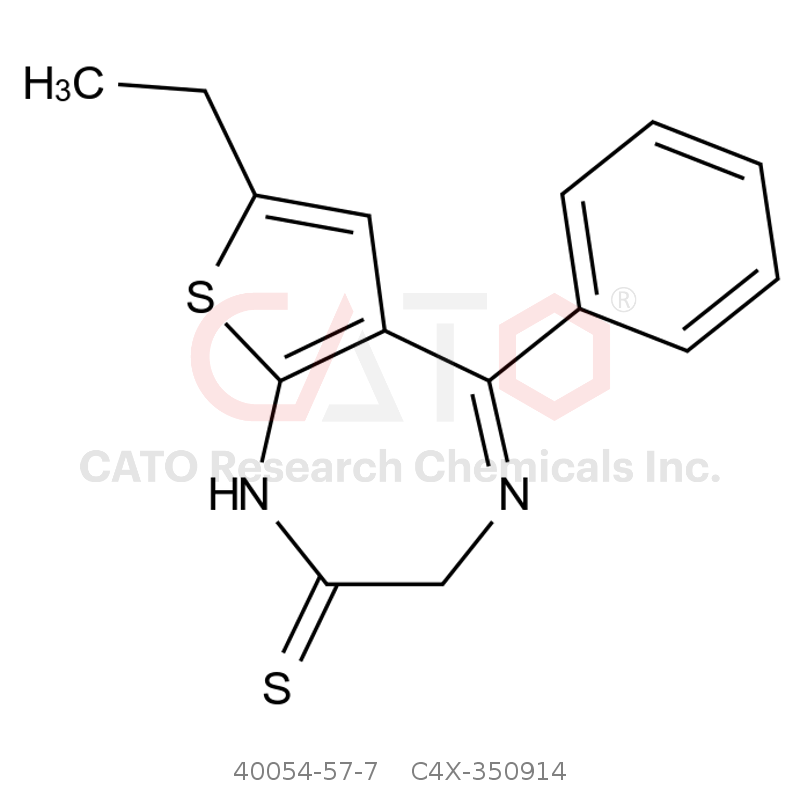 CAS No.:40054-57-7,依替唑仑杂质14