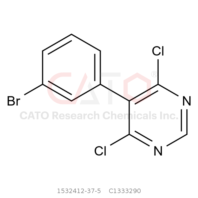 CAS No.:1532412-37-5,5-(3-Bromophenyl)-4,6-dichloropyrimidine