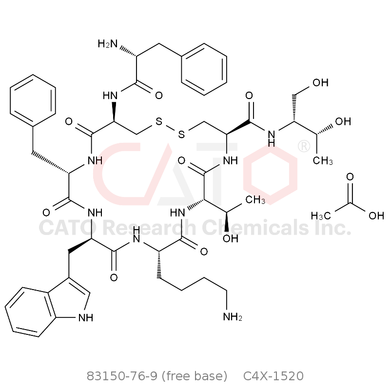 CAS No.:83150-76-9 (free base),Octreotide Acetate