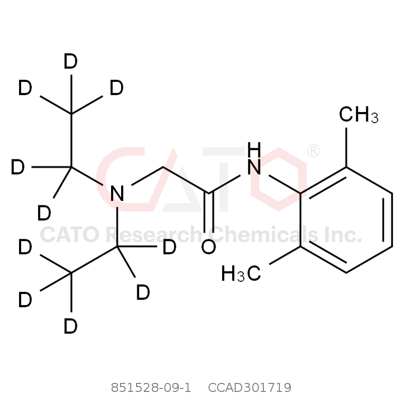 CAS No.:851528-09-1,Lidocaine-d10