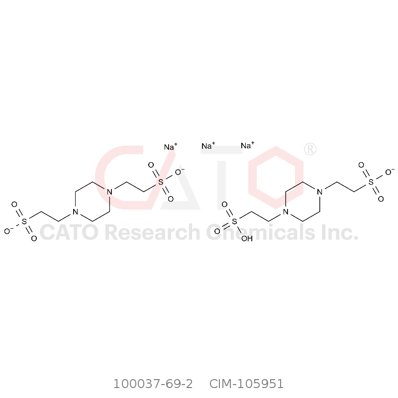 CAS No.:100037-69-2,1,4-哌嗪二乙磺酸倍半钠盐