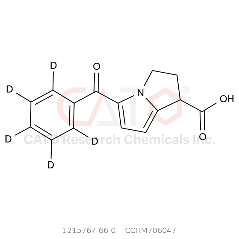 CAS No.:1215767-66-0,酮咯酸-d5