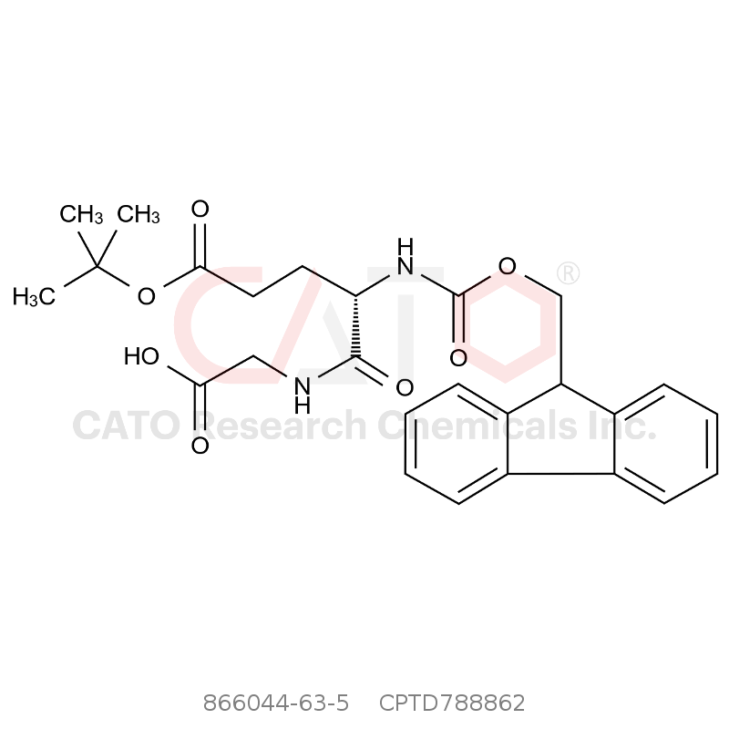 CAS No.:866044-63-5,Fmoc-Glu(OtBu)-Gly-OH