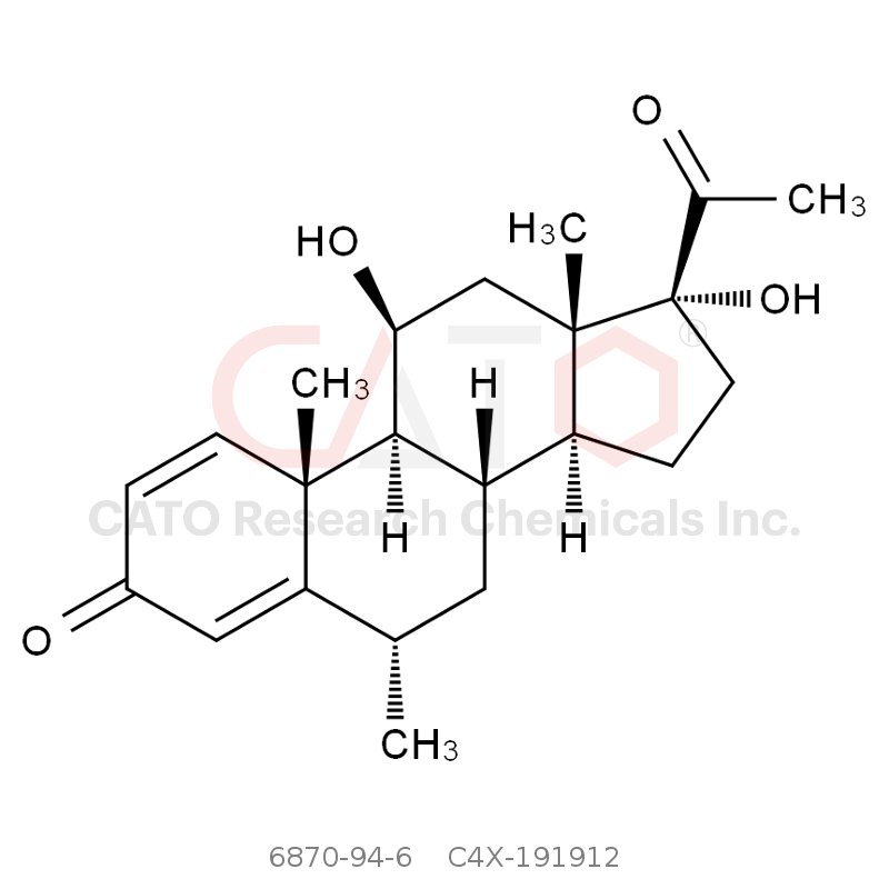 CAS No.:6870-94-6,Methylprednisolone Acetate EP Impurity I