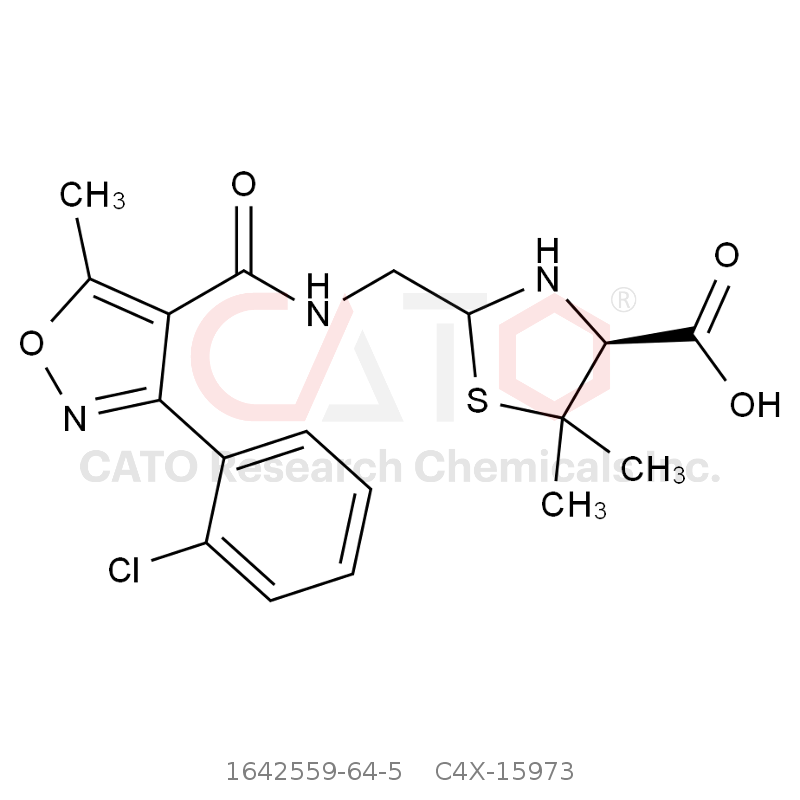 CAS No.:1642559-64-5,Cloxacillin EP Impurity B