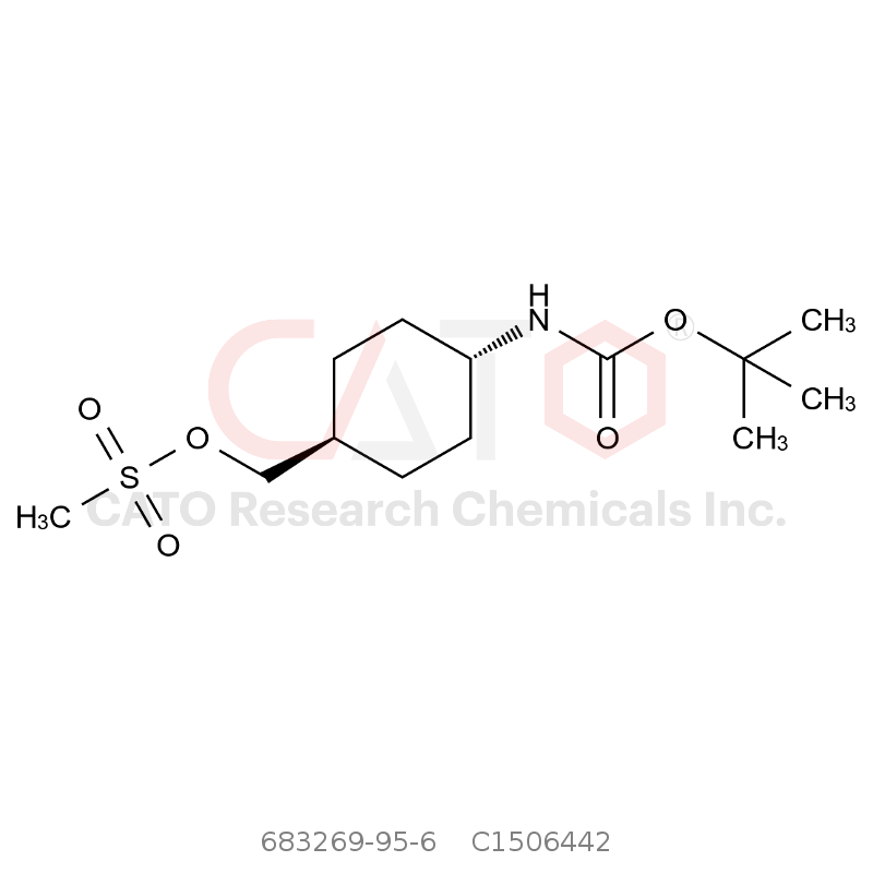 CAS No.:683269-95-6,N-[反式-4-[(甲磺酰氧基)甲基]环己基]氨基甲酸叔丁酯