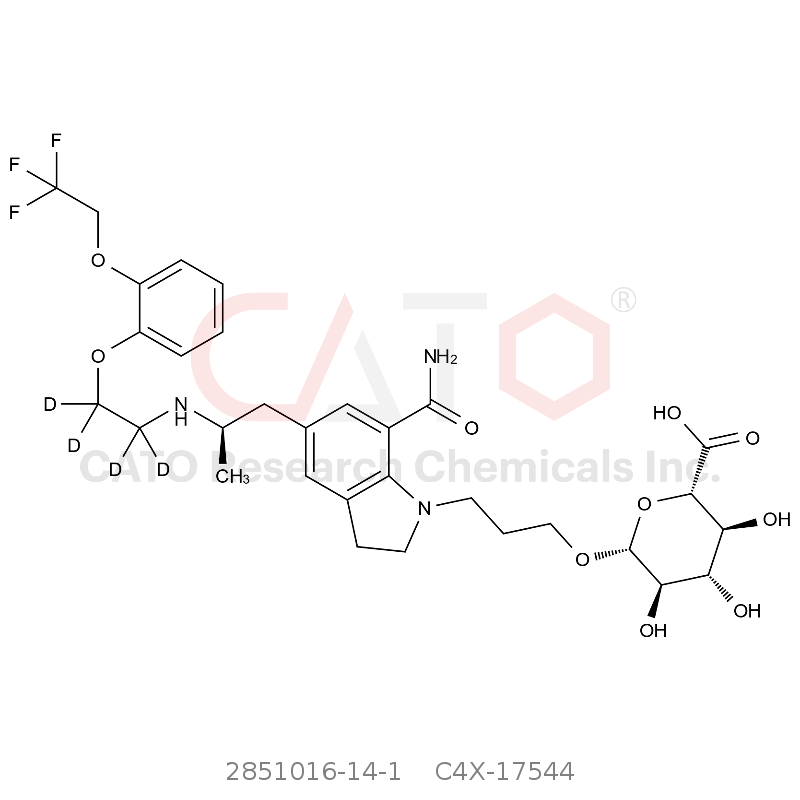 CAS No.:2851016-14-1,Silodosin Glucuronide-D4
