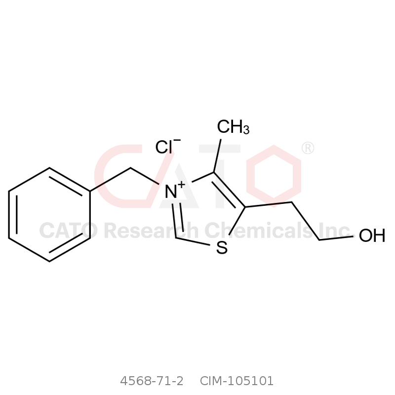 CAS No.:4568-71-2,3-Benzyl-5-(2-hydroxyethyl)-4-methylthiazol-3-ium chloride