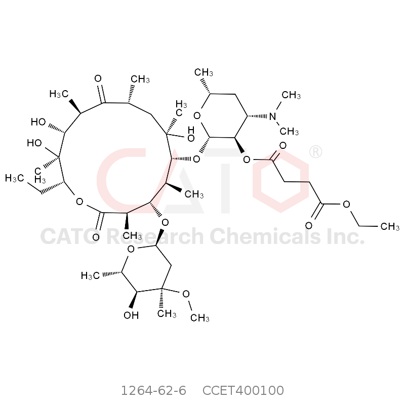 CAS No.:1264-62-6,红霉素琥珀酸乙酯