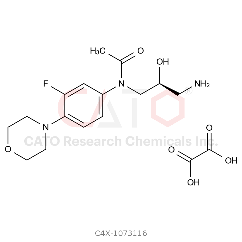 Linezolid Descarbonyl N-Desacetyl N-Acetyl Impurity (Oxalate Salt)