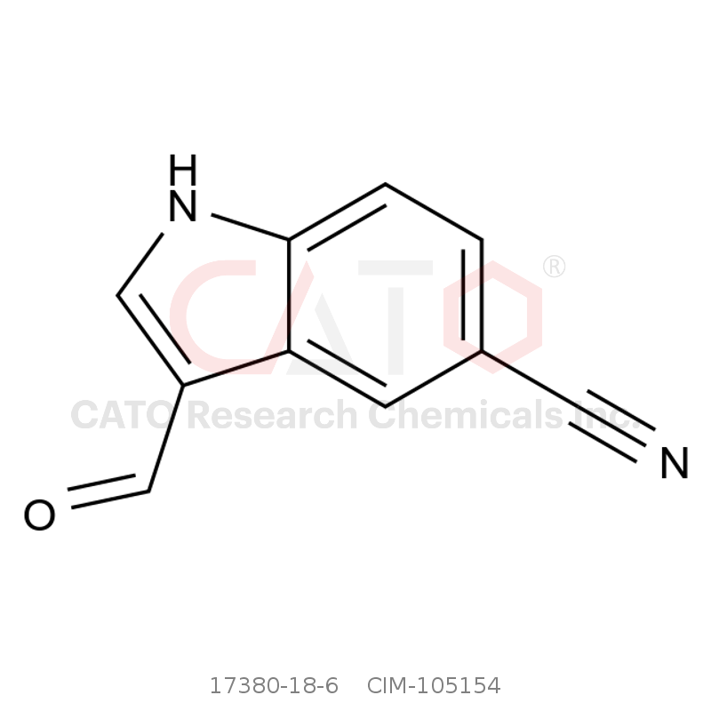 CAS No.:17380-18-6,5-Cyanoindole-3-carboxyaldehyde