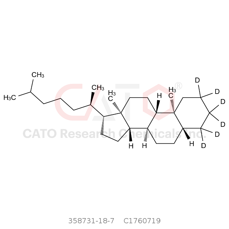 CAS No.:358731-18-7,胆甾烷-D6