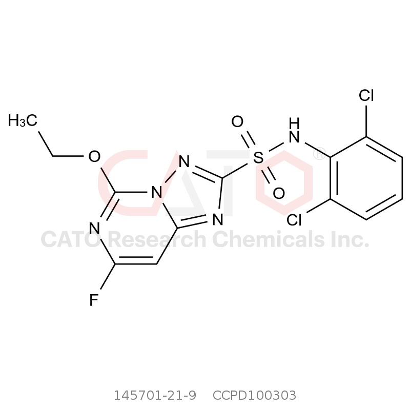 CAS No.:145701-21-9,双氯磺草胺