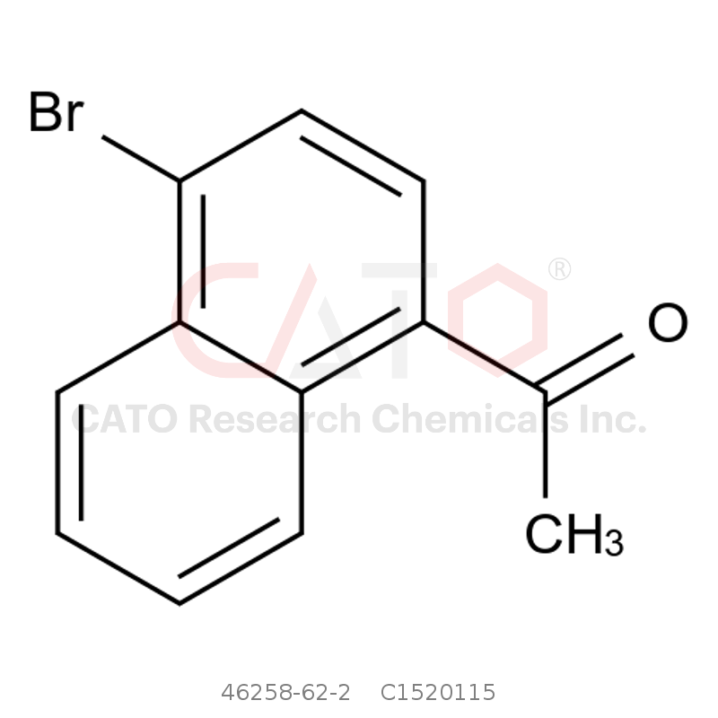 CAS No.:46258-62-2,1-(4-溴-1-萘基)乙酮