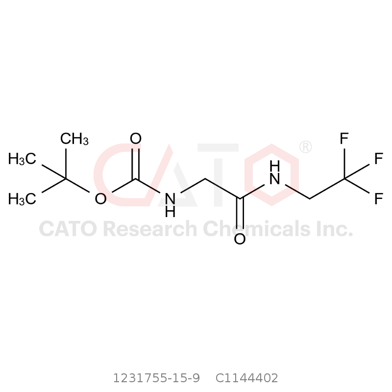 CAS No.:1231755-15-9,tert-Butyl (2-oxo-2-((2,2,2-trifluoroethyl)amino)ethyl)carbamate