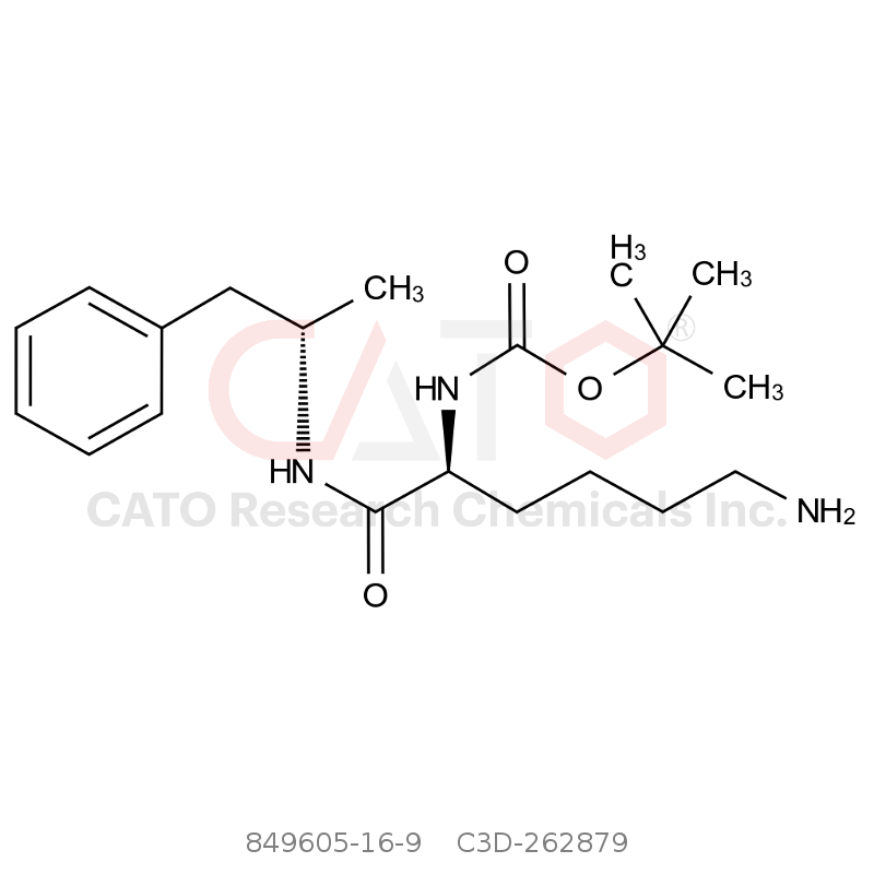 CAS No.:849605-16-9,氨基甲酸叔丁酯（（S）-6-氨基-1-氧代-1-（（S）-1-苯基丙-2-基）氨基）己烷-2-基）