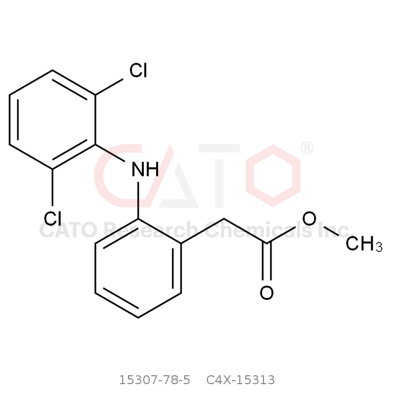 CAS No.:15307-78-5,双氯芬酸甲酯（醋氯芬酸EP杂质B）