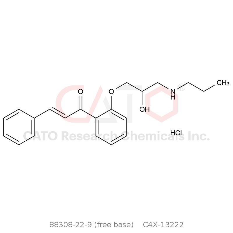 CAS No.:88308-22-9 (free base),普罗帕酮EP杂质B HCl