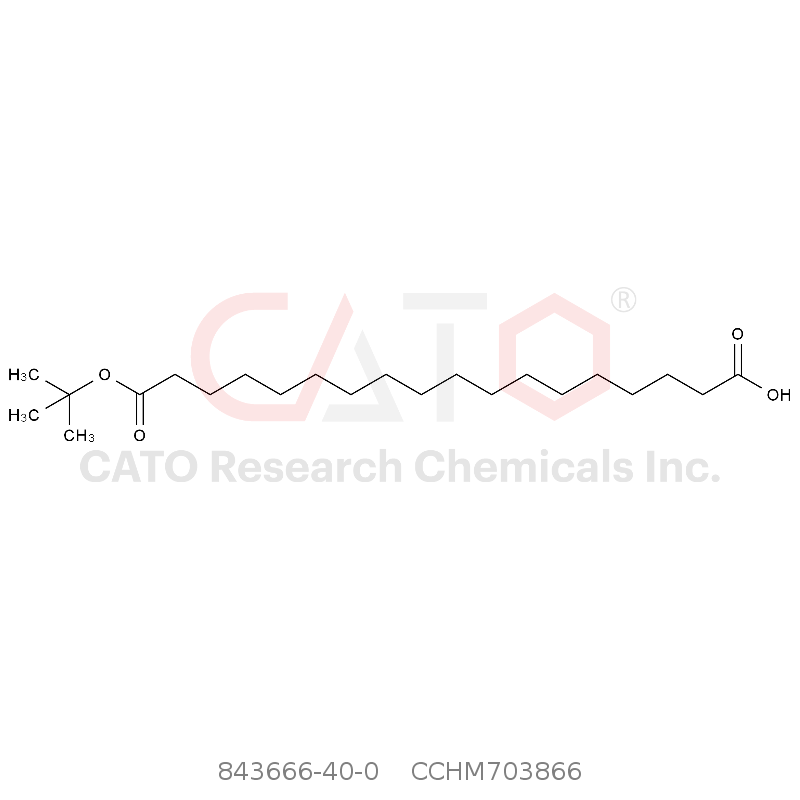 CAS No.:843666-40-0,18-[(2-甲基丙烷-2-基)氧基]-18-氧代十八烷酸