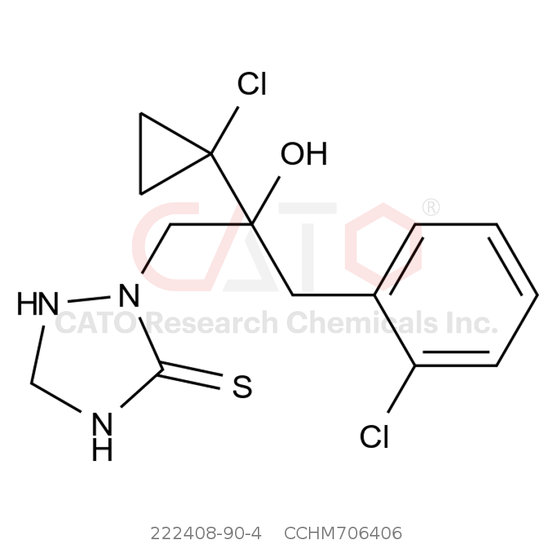 CAS No.:222408-90-4,2-[2-(1-Chlorocyclopropyl)-3-(2-chlorophenyl)-2-hydroxypropyl]-1,2,4-triazolidine-3-thione