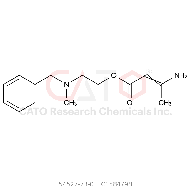 CAS No.:54527-73-0,2-(Benzyl(methyl)amino)ethyl 3-aminobut-2-enoate