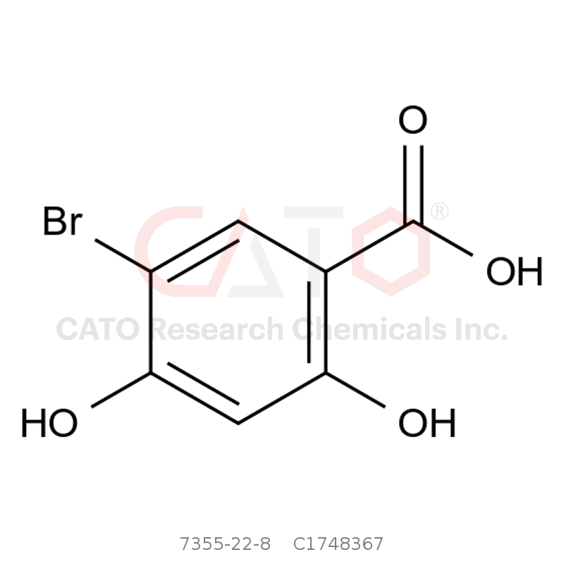CAS No.:7355-22-8,5-溴-2,4-二羟基苯酸