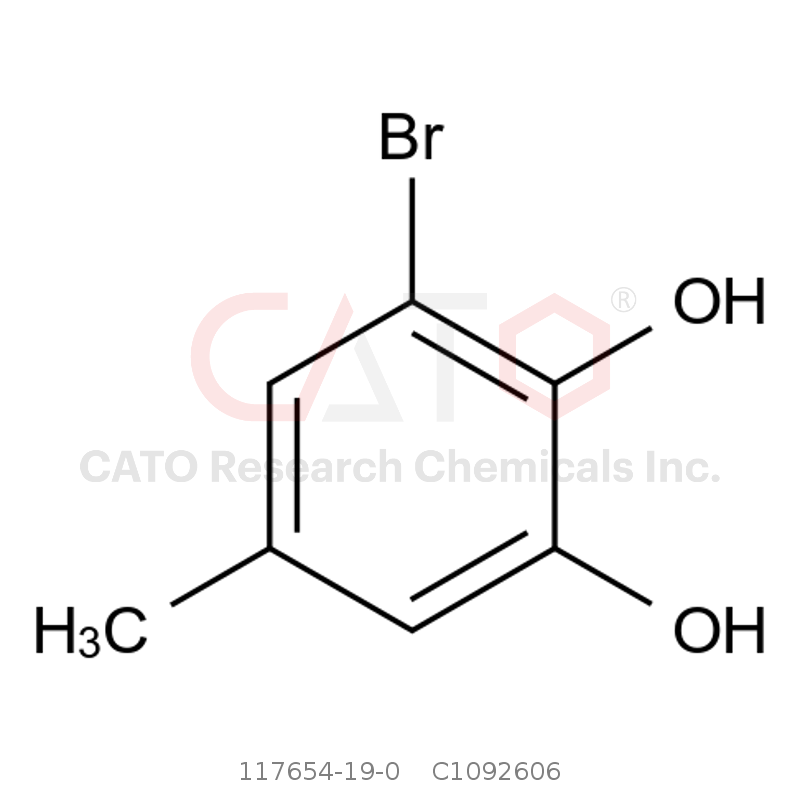 CAS No.:117654-19-0,3-Bromo-5-methylbenzene-1,2-diol