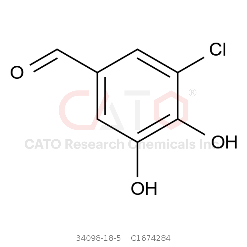 CAS No.:34098-18-5,3-Chloro-4,5-dihydroxybenzaldehyde