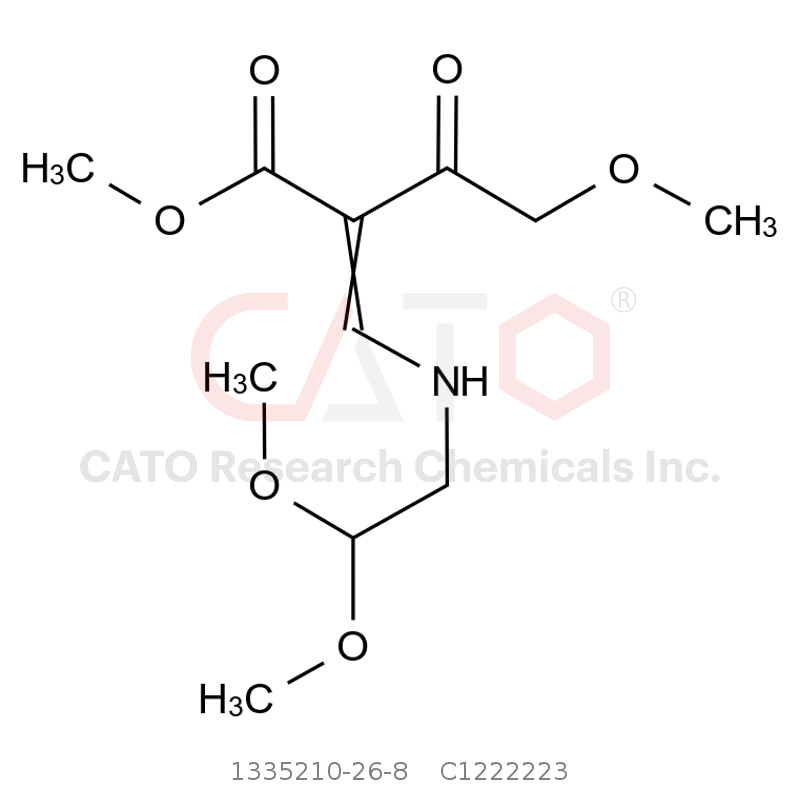 CAS No.:1335210-26-8,Methyl 2-(((2,2-dimethoxyethyl)amino)methylene)-4-methoxy-3-oxobutanoate