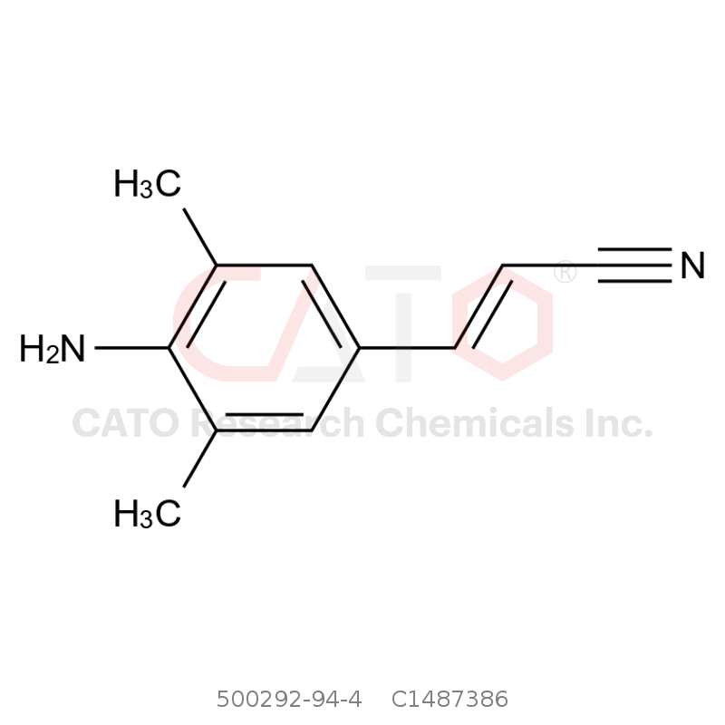 CAS No.:500292-94-4,(E)-3-(4-Amino-3,5-dimethylphenyl)acrylonitrile