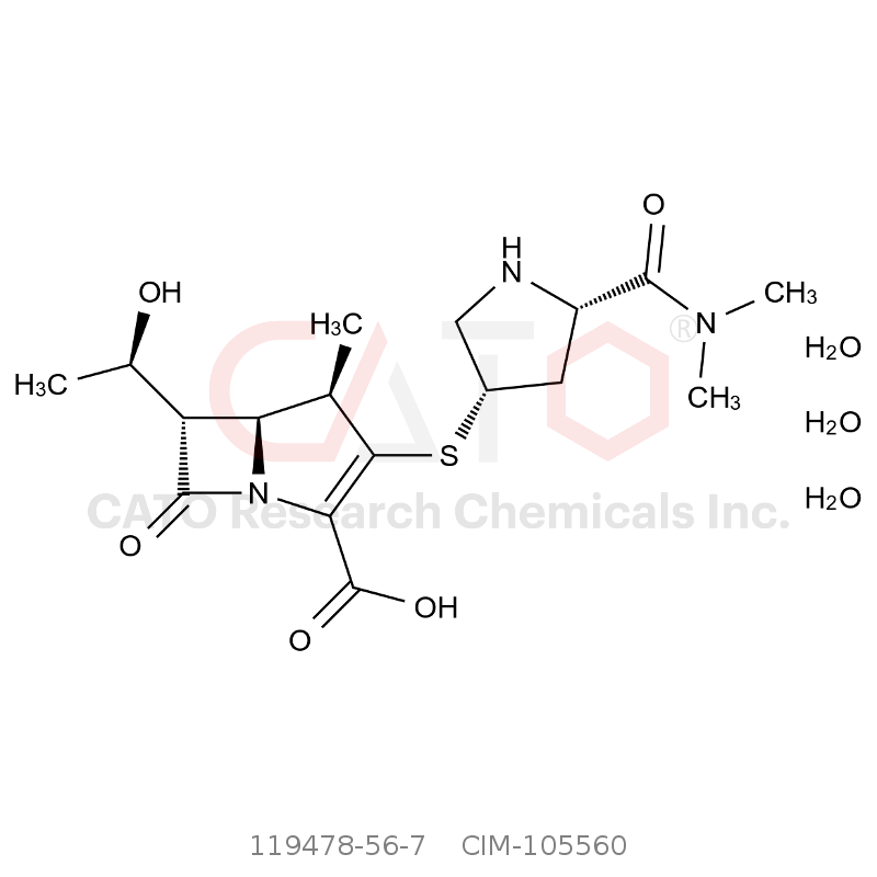 CAS No.:119478-56-7,Meropenem Trihydrate