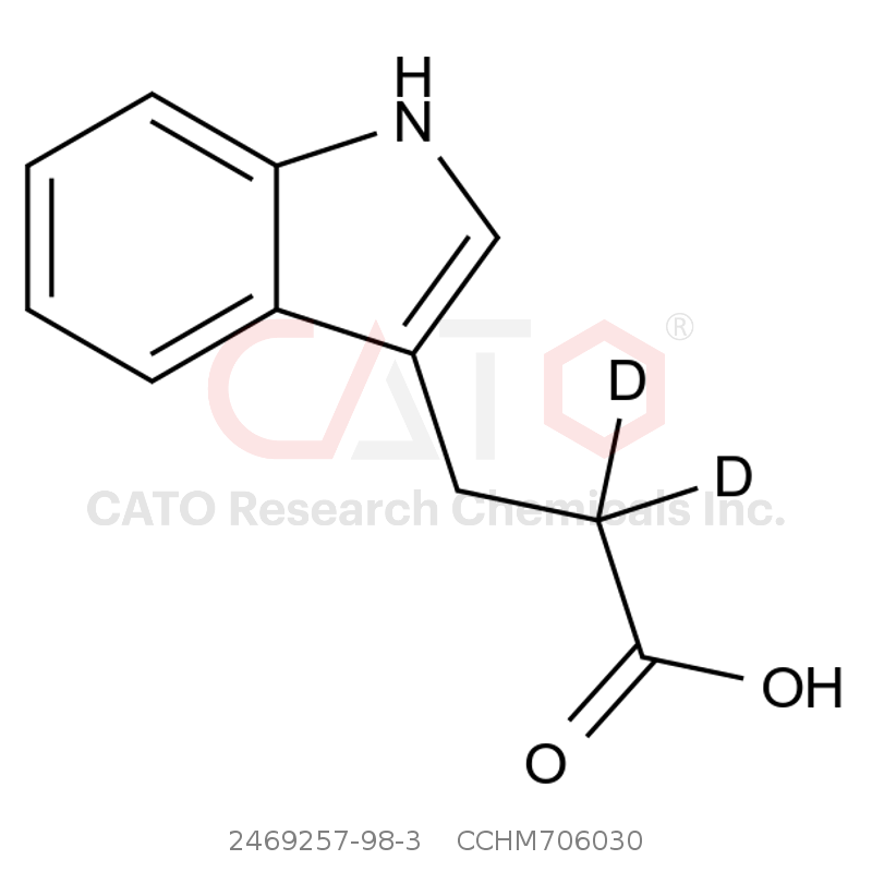 CAS No.:2469257-98-3,3-Indolepropionic-d2 Acid