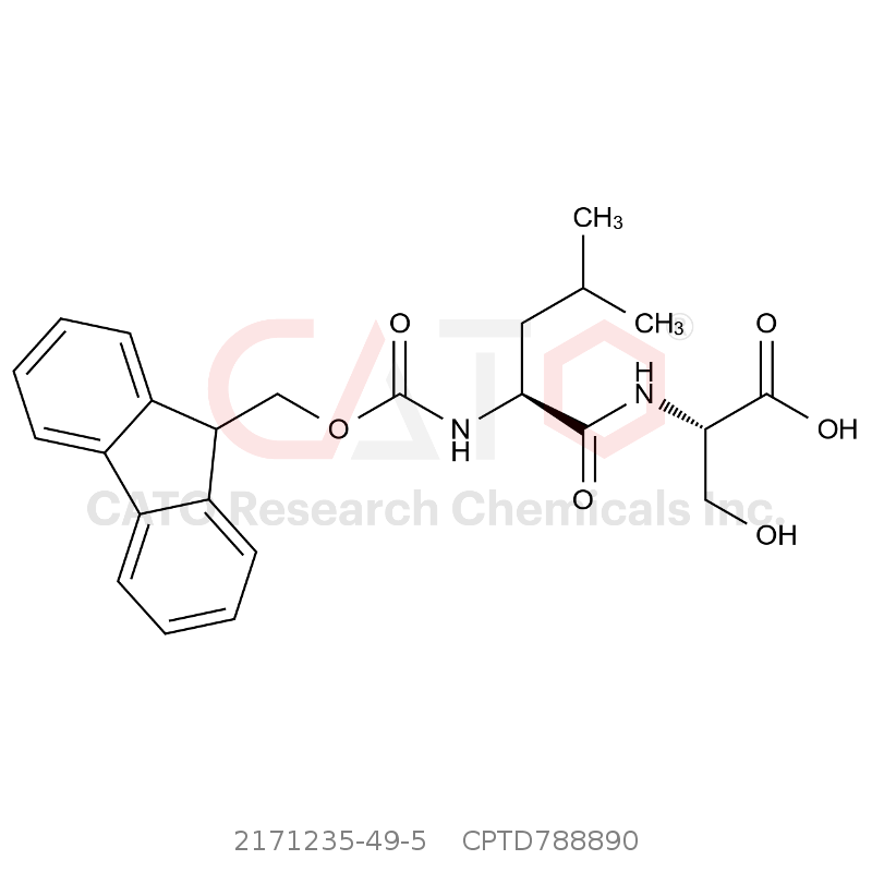 CAS No.:2171235-49-5,Fmoc-Leu-Ser-OH