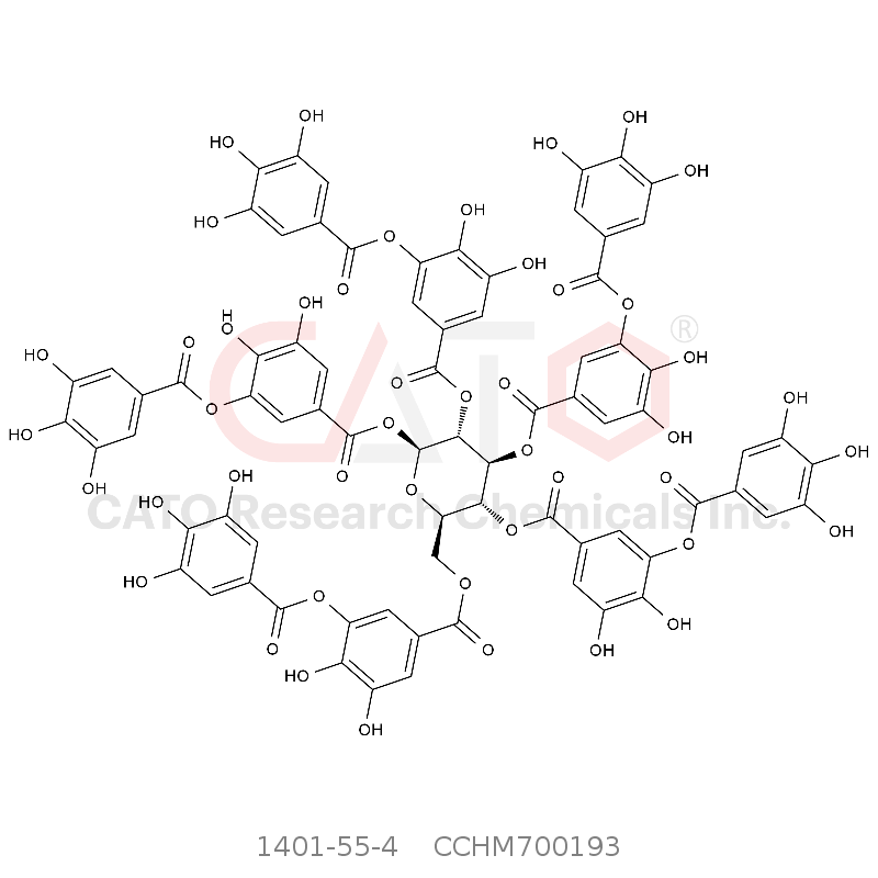 CAS No.:1401-55-4,单宁酸