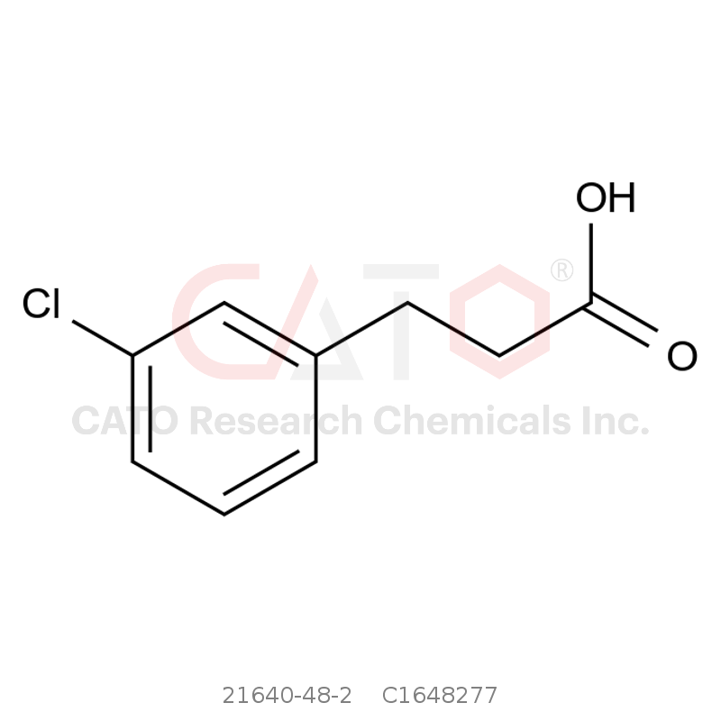 CAS No.:21640-48-2,3-(3-氯苯基)丙酸