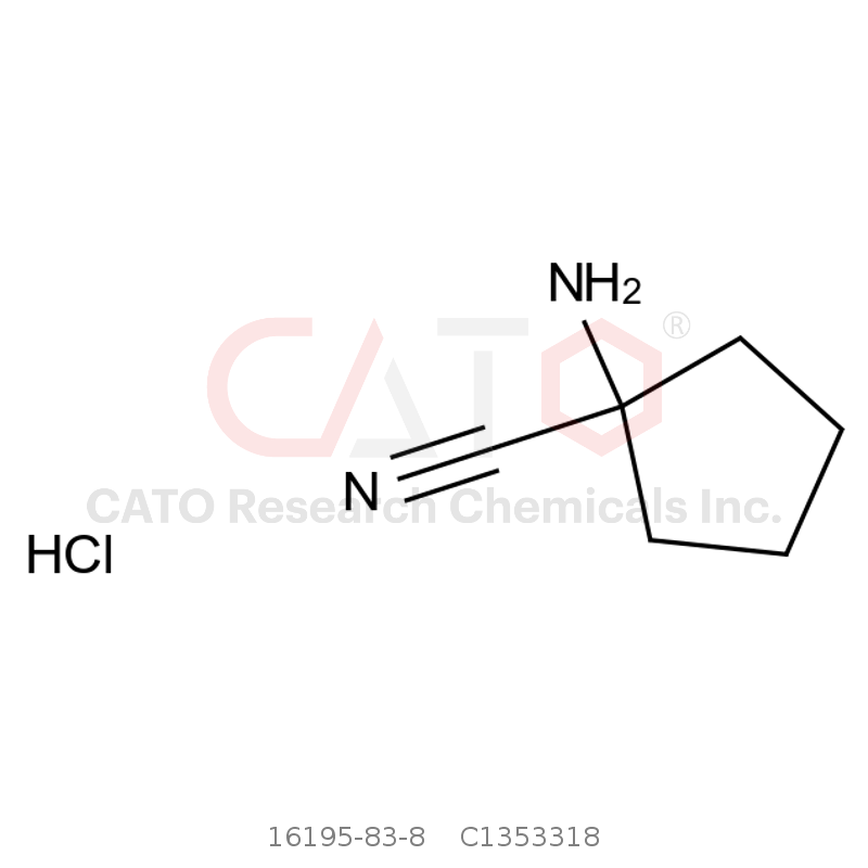 CAS No.:16195-83-8,1-Amino-1-cyanocyclopentane Hydrochloride
