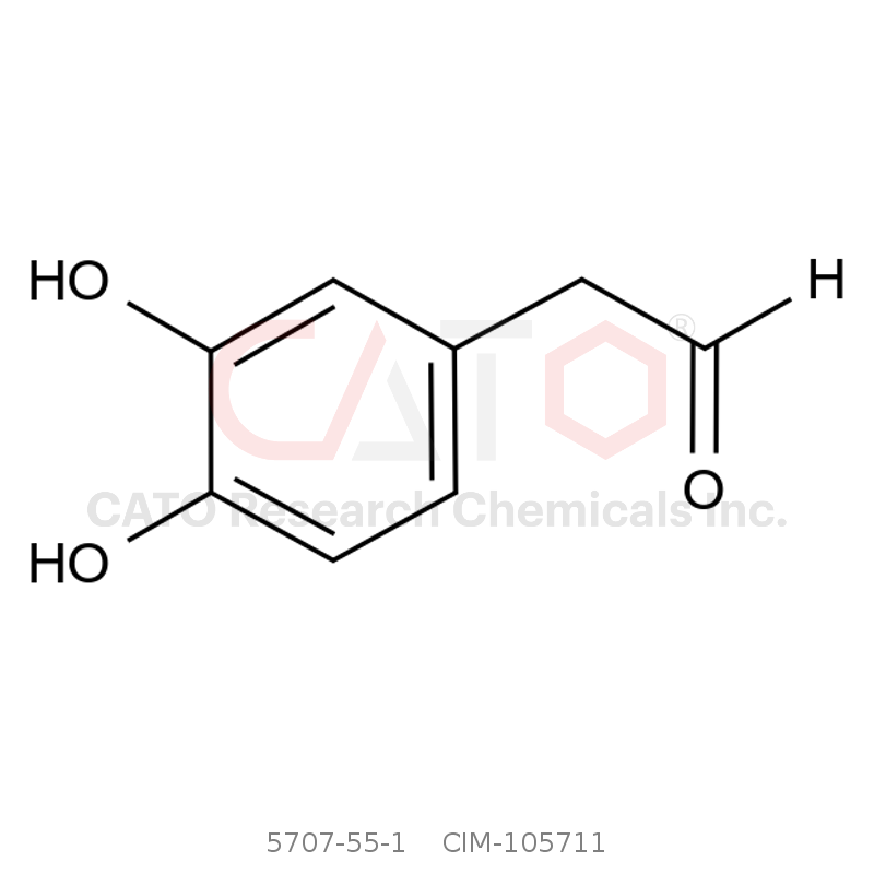 CAS No.:5707-55-1,2-(3,4-Dihydroxyphenyl)acetaldehyde