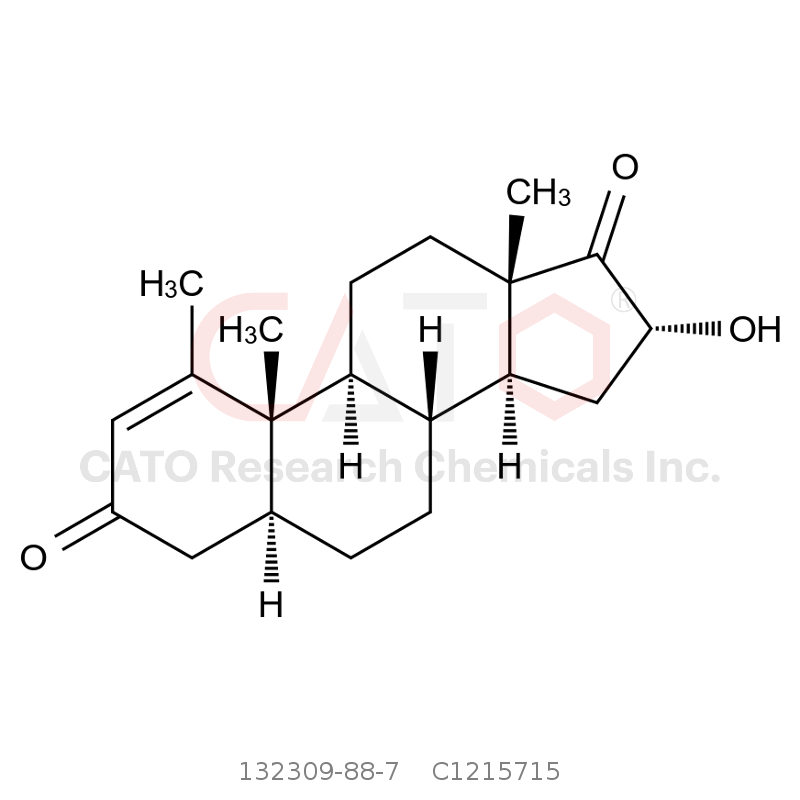 CAS No.:132309-88-7,(5α,16α)-16-羟基-1-甲基雄甾-1-烯-3,17-二酮