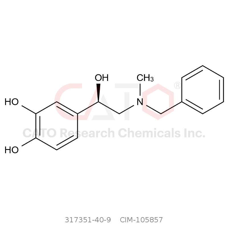 CAS No.:317351-40-9,(R)-4-(2-(Benzyl(methyl)amino)-1-hydroxyethyl)benzene-1,2-diol