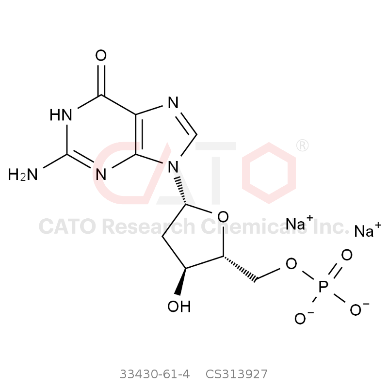 CAS No.:33430-61-4,2'-Deoxyguanosine 5'-Phosphate Disodium Salt