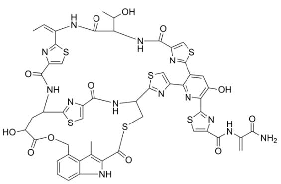 诺西肽 Nosiheptide CAS 56377-79-8 结构式 Chemical Structure