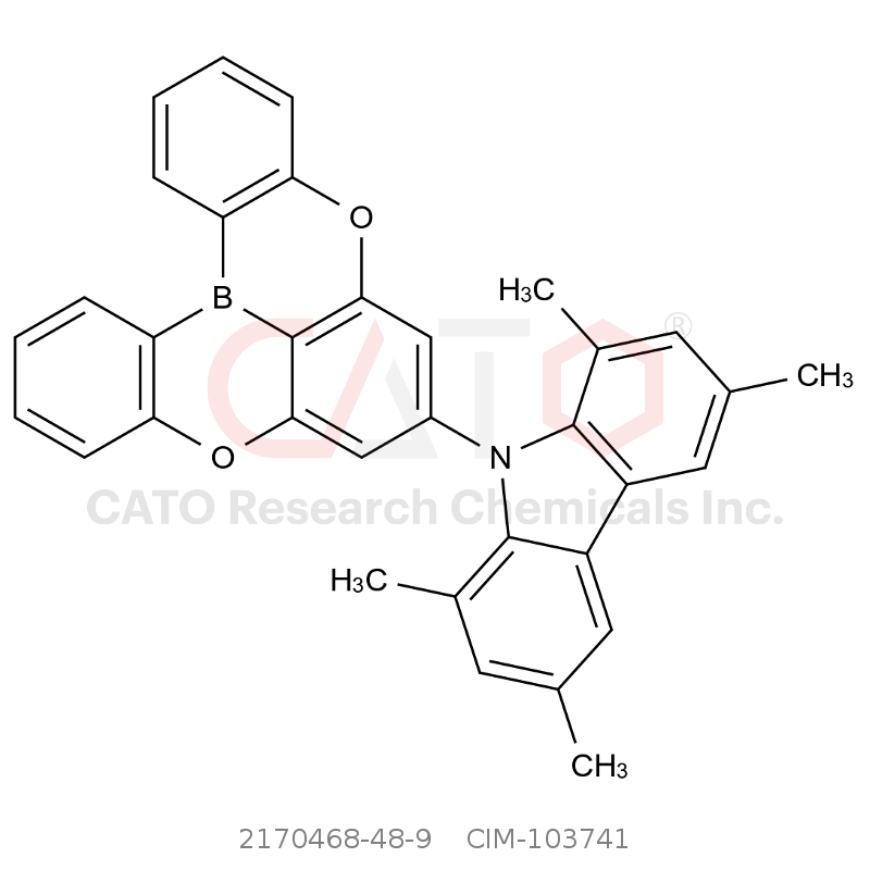 CAS No.:2170468-48-9,9-[1,4]苯并氧杂硼杂[2,3,4-kl]吩氧杂硼杂-7-基-1,3,6,8-四甲基-9H-咔唑