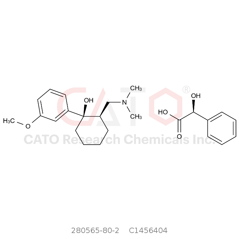CAS No.:280565-80-2,(1R,2R)-2-((dimethylamino)methyl)-1-(3-methoxyphenyl)cyclohexan-1-ol (S)-2-hydroxy-2-phenylacetate