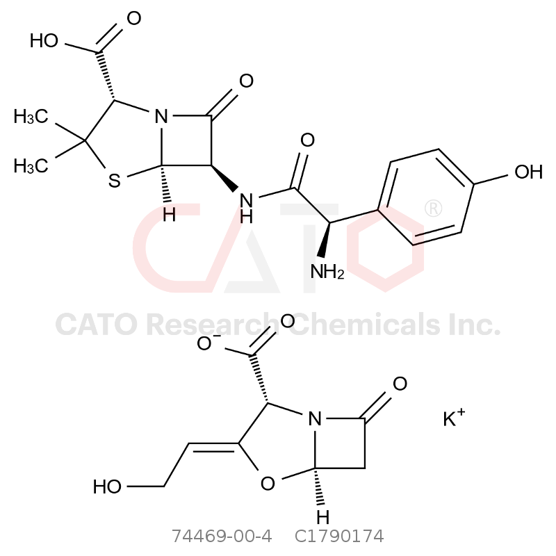 CAS No.:74469-00-4,Amoxicillin-clavulanate potassium mixt.