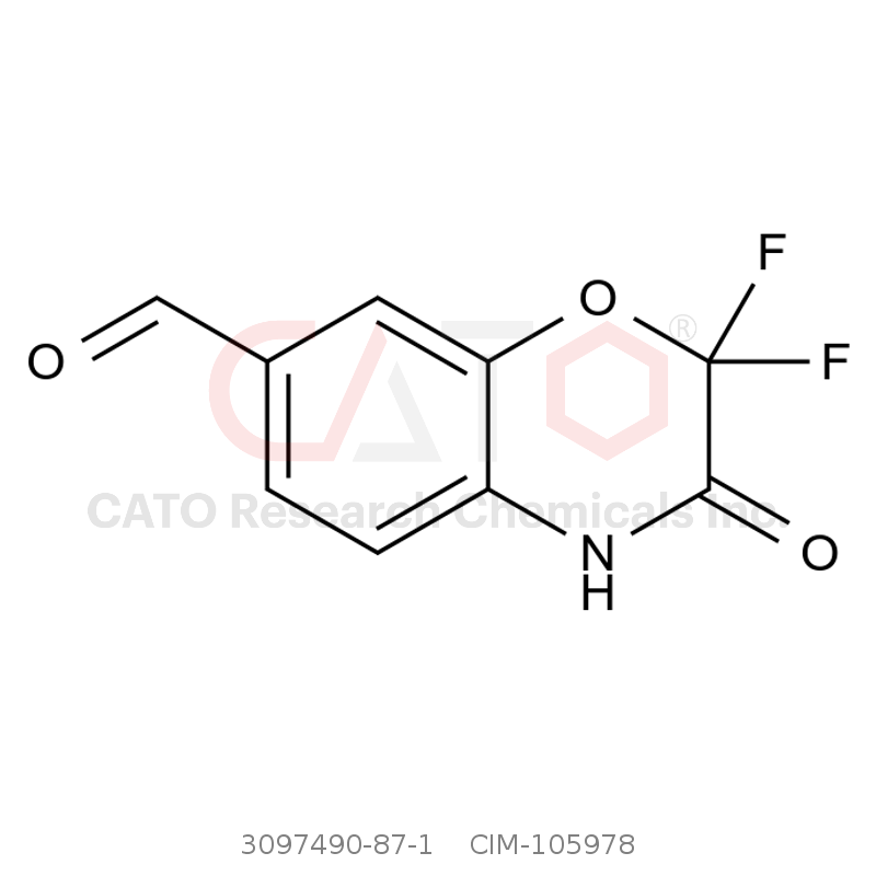 CAS No.:3097490-87-1,2,2-二氟-3-氧代-3,4-二氢-2H-苯并[b][1,4]噁嗪-7-甲醛
